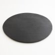 画像3: 【BON】丸型陶板　くし目　黒 【BON】Round Ceramic Plate Comb Pattern Black (3)