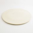 画像3: 【BON】丸型陶板　くし目　白 【BON】Round Ceramic Plate Comb Pattern White (3)