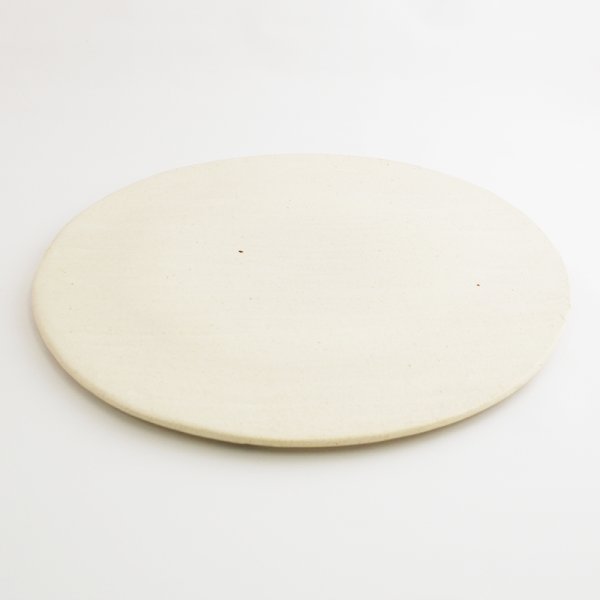 画像3: 【BON】丸型陶板 くし目 白 【BON】Round Ceramic Plate Comb Pattern White (3)
