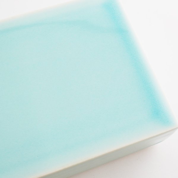 画像6: 【KU-U】箱皿 水色 (6)
