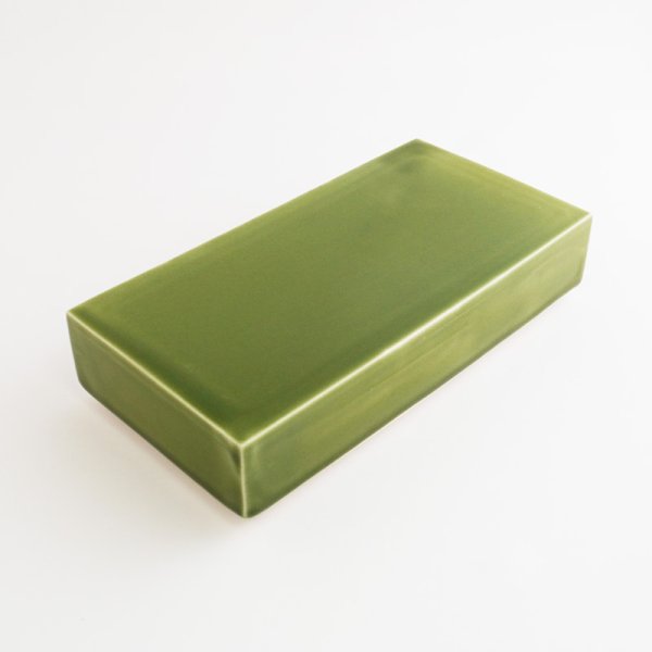 画像5: 【KU-U】箱皿 緑 (5)