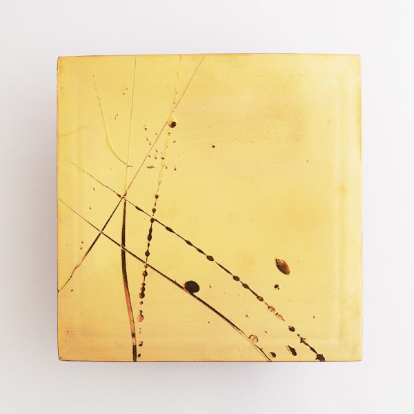 画像4: 【KU-U】台皿 赤・金 (4)