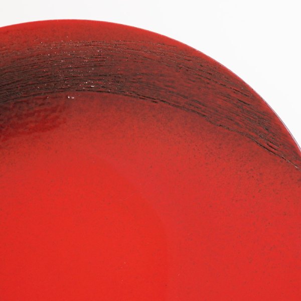 画像5: 【MUSASHI】丸皿(中) 赤 【MUSASHI】Round Plate Medium Red (5)