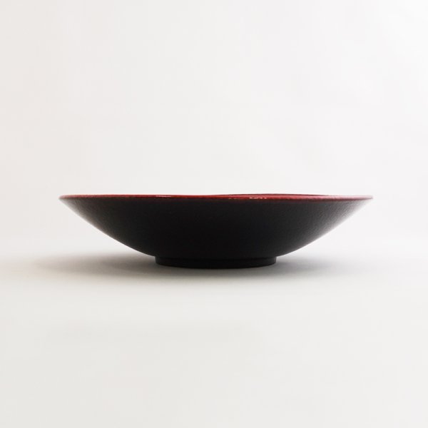 画像2: 【MUSASHI】丸皿(小) 赤 【MUSASHI】Round Plate Small Red (2)