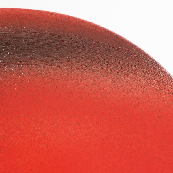 画像5: 【MUSASHI】丸皿(大) 赤 【MUSASHI】Round Plate Large Red (5)