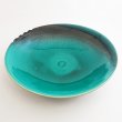 画像3: 【MUSASHI】丸皿（大）　青緑 【MUSASHI】Round Plate Large Blue-green (3)