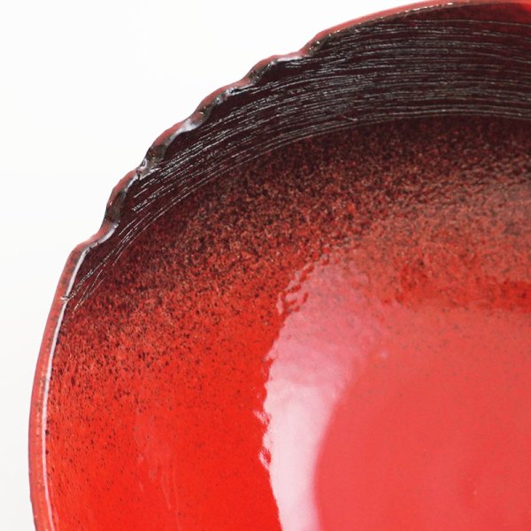画像6: 【MUSASHI】鉢(大) 赤 【MUSASHI】Bowl Large Red (6)