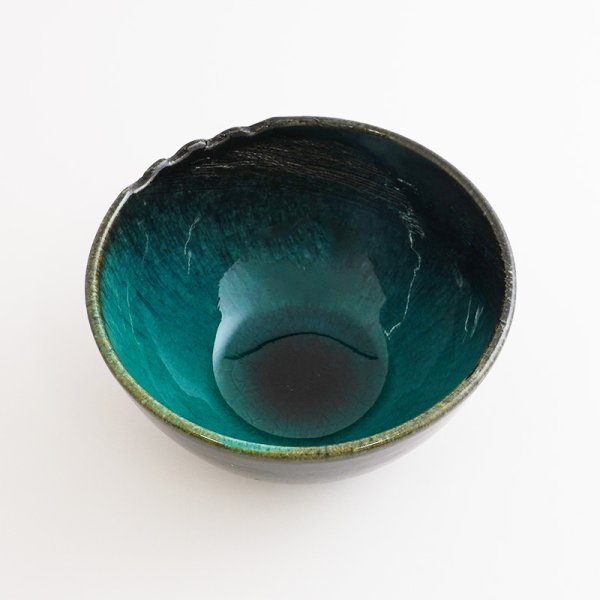 画像3: 【MUSASHI】鉢(小) 青緑 【MUSASHI】Bowl Small Blue-green (3)