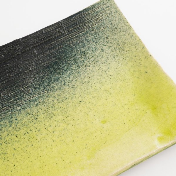 画像4: 【MUSASHI】角皿(中) 黄緑 【MUSASHI】Rectangle Plate Medium Yellow-green (4)