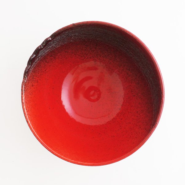 画像4: 【MUSASHI】鉢(中) 赤 【MUSASHI】Bowl Medium Red (4)