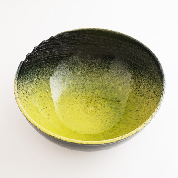 画像3: 【MUSASHI】鉢(大) 黄緑 【MUSASHI】Bowl Large Yellow-green (3)
