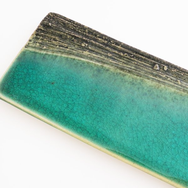 画像4: 【MUSASHI】おしぼり皿 青緑 (4)