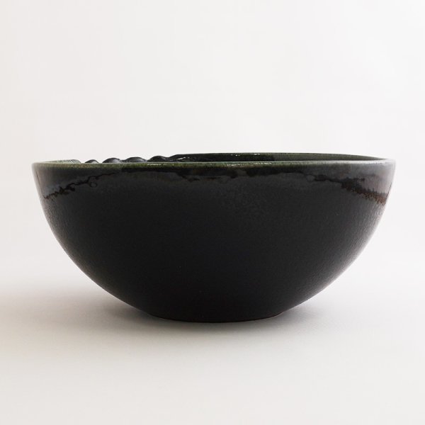 画像2: 【MUSASHI】鉢(大) 青緑 【MUSASHI】Bowl Large Blue-green (2)