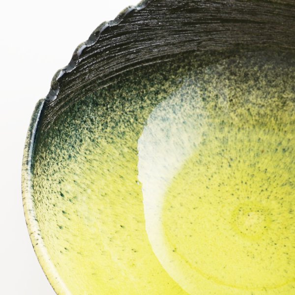 画像6: 【MUSASHI】鉢(大) 黄緑 【MUSASHI】Bowl Large Yellow-green (6)