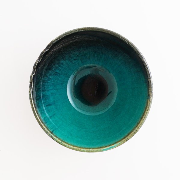 画像4: 【MUSASHI】鉢(小) 青緑 【MUSASHI】Bowl Small Blue-green (4)