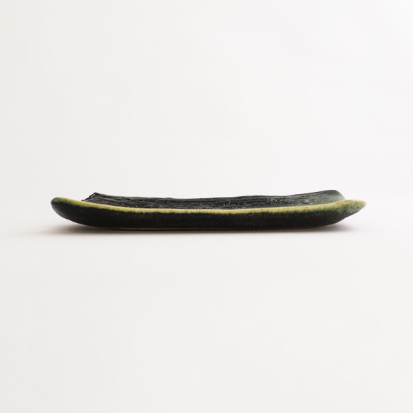 画像2: 【MUSASHI】角皿(小) 黄緑 【MUSASHI】Square Plate Small Yellow-green (2)