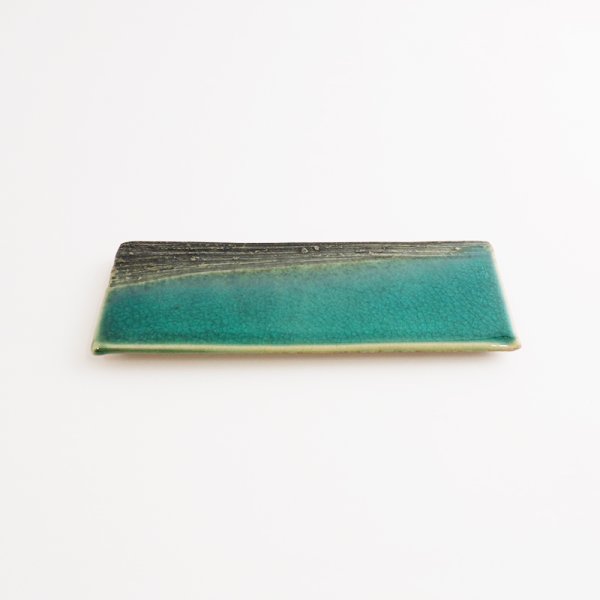 画像3: 【MUSASHI】おしぼり皿 青緑 (3)