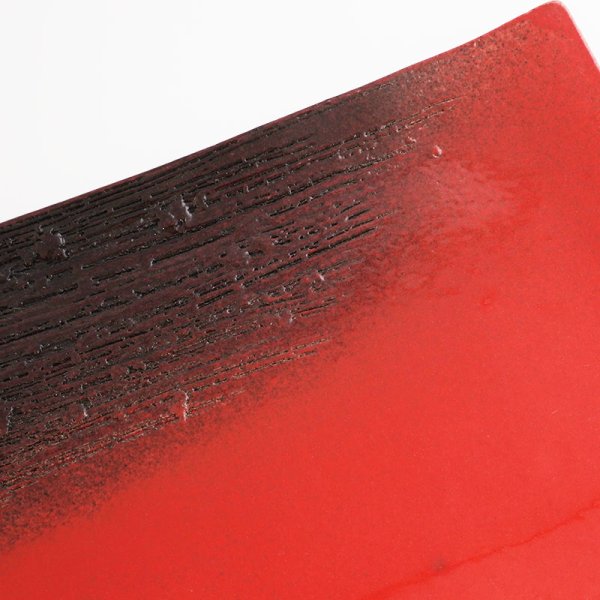 画像4: 【MUSASHI】角皿(中) 赤 【MUSASHI】Rectangle Plate Medium Red (4)