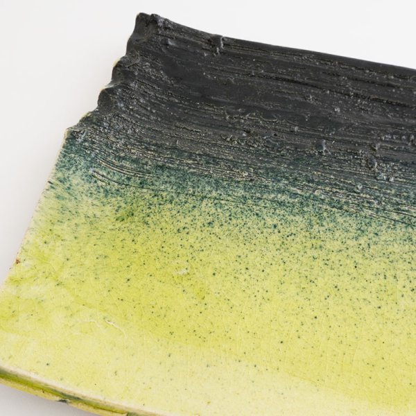 画像5: 【MUSASHI】角皿(中) 黄緑 【MUSASHI】Rectangle Plate Medium Yellow-green (5)