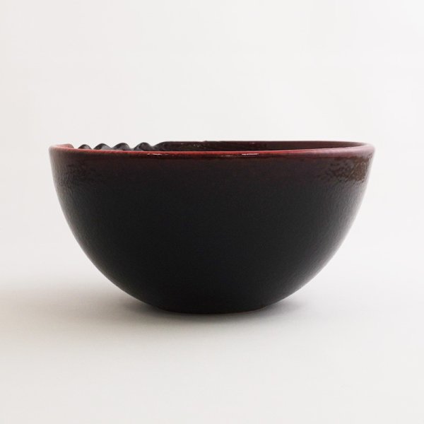 画像2: 【MUSASHI】鉢(中) 赤 【MUSASHI】Bowl Medium Red (2)