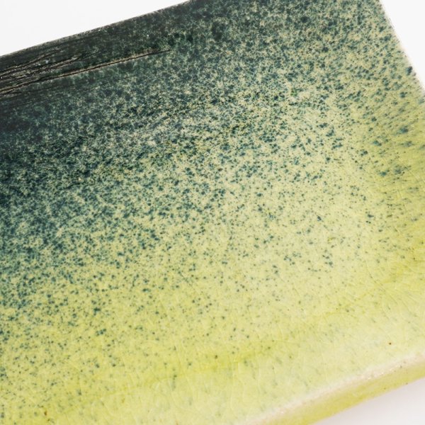 画像4: 【MUSASHI】角皿(大) 黄緑 【MUSASHI】Rectangles Plate Large Yellow-green (4)