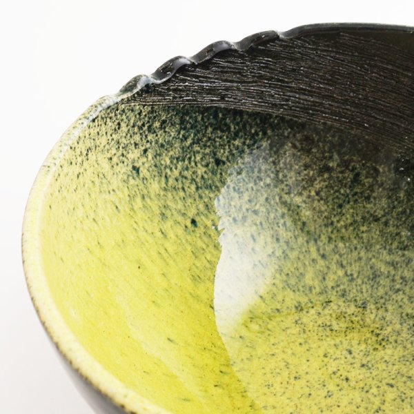 画像6: 【MUSASHI】鉢(中) 黄緑 【MUSASHI】Bowl Medium Yellow-green (6)
