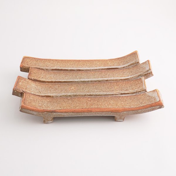 画像5: 【GETA】焼物皿 白志野 (5)