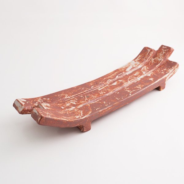 画像6: 【GETA】付出皿 赤志野 (6)