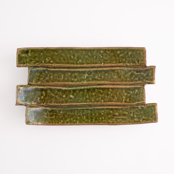 画像5: 【GETA】焼物皿 織部 (5)