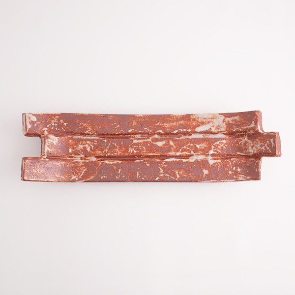 画像5: 【GETA】付出皿 赤志野 (5)