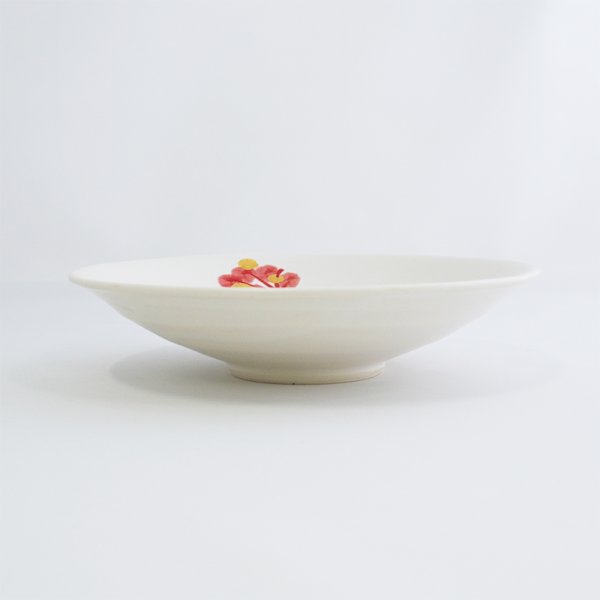 画像2: 【MINORI】平鉢 赤 (2)