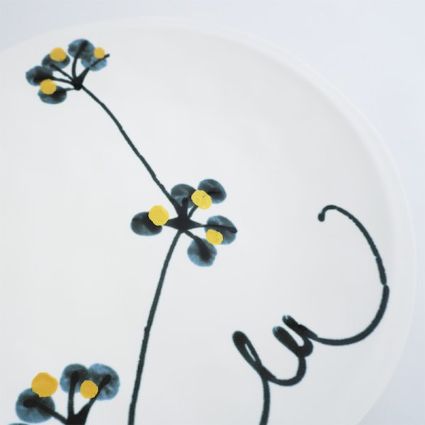 画像6: 【MINORI】丸皿 大 黒 (6)