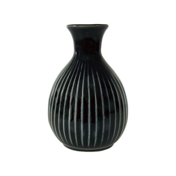 画像1: 【酒器コレクション】削ぎ徳利　紺 (1)
