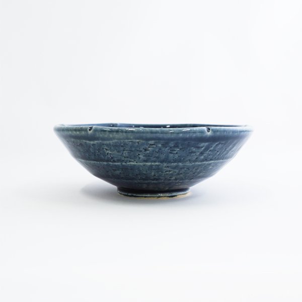 画像2: 廃盤：【MINOHANA -美濃花-】4.5寸鉢　藍 (2)