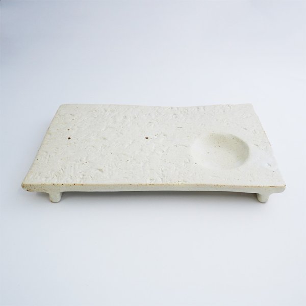 画像3: 【ta・ta・la　KUBOMI】くぼみ皿　白 (3)