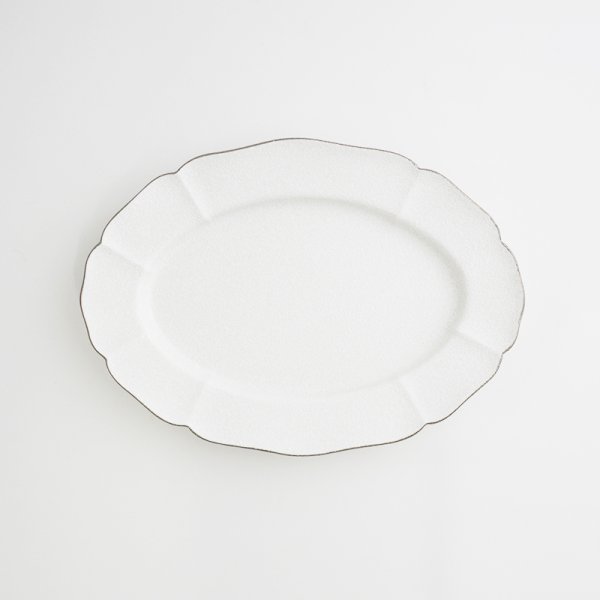 画像5: 廃番：【HAKU-SHA】19.5cmオーバルプレート (5)
