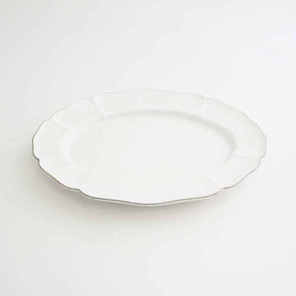 画像3: 廃番：【HAKU-SHA】19.5cmオーバルプレート (3)