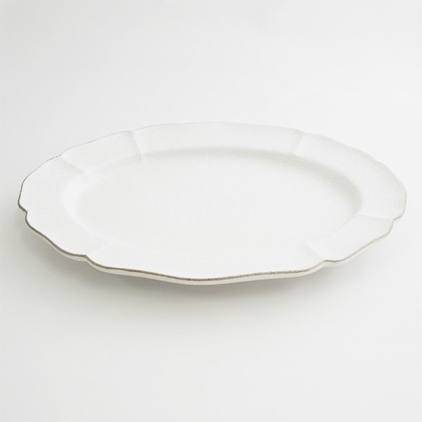 画像3: 廃番：【HAKU-SHA】24cmオーバルプレート (3)