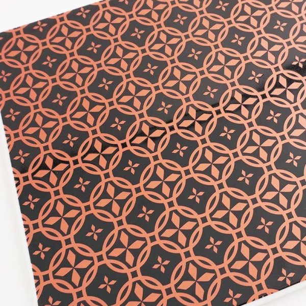 画像3: 廃盤:【MON-紋-】18cm正角皿 銅 (3)