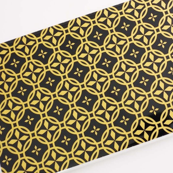 画像3: 廃盤:【MON-紋-】18cm長角皿 金 (3)