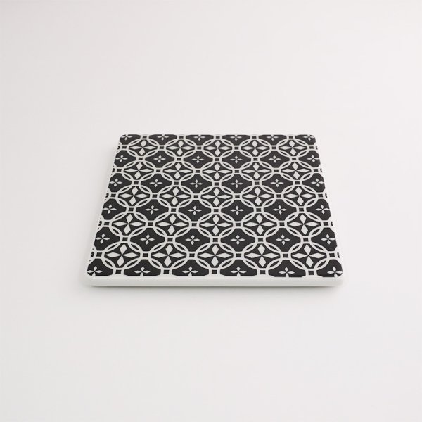 画像2: 廃盤:【MON-紋-】13cm正角皿 銀 (2)