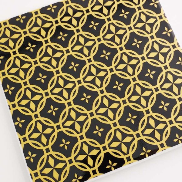 画像3: 廃盤:【MON-紋-】13cm正角皿 金 (3)