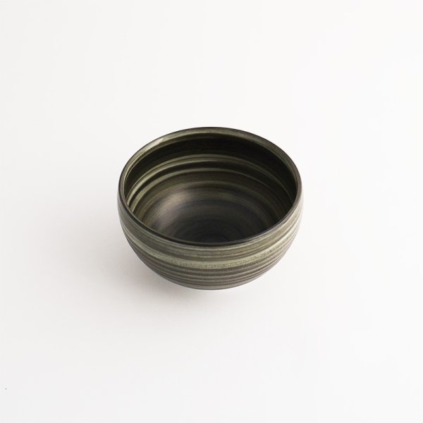 画像3: 【FUDE-MAKI】小煎茶碗 黒 【FUDE-MAKI】Small Sen-cha Cup Black (3)