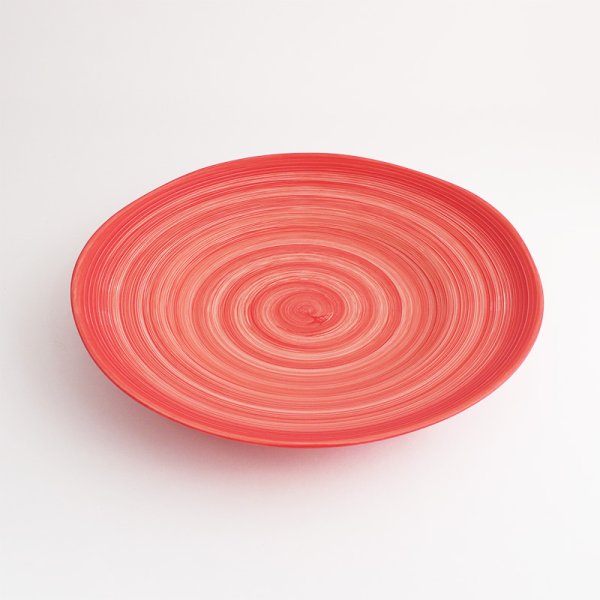 画像3: 【FUDE-MAKI】22.5cmプレート 赤 【FUDE-MAKI】22.5cm Plate Red (3)