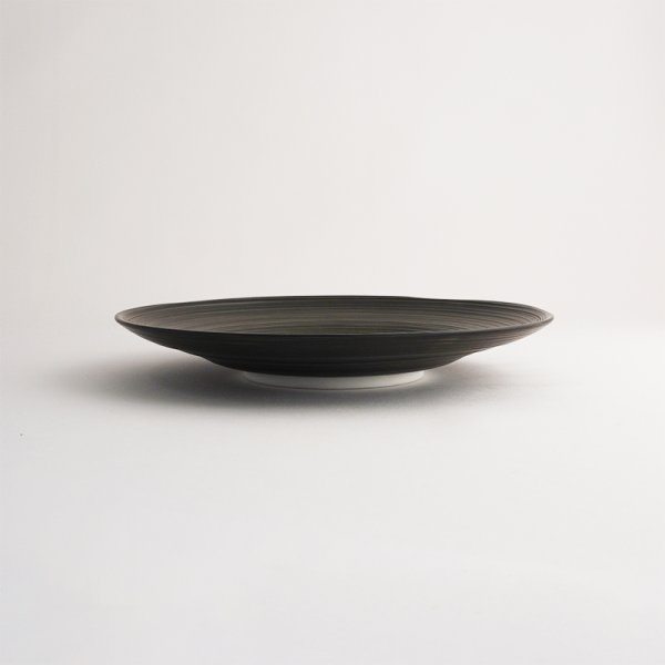 画像2: 【FUDE-MAKI】16cmプレート　黒 【FUDE-MAKI】16cm Plate Black (2)