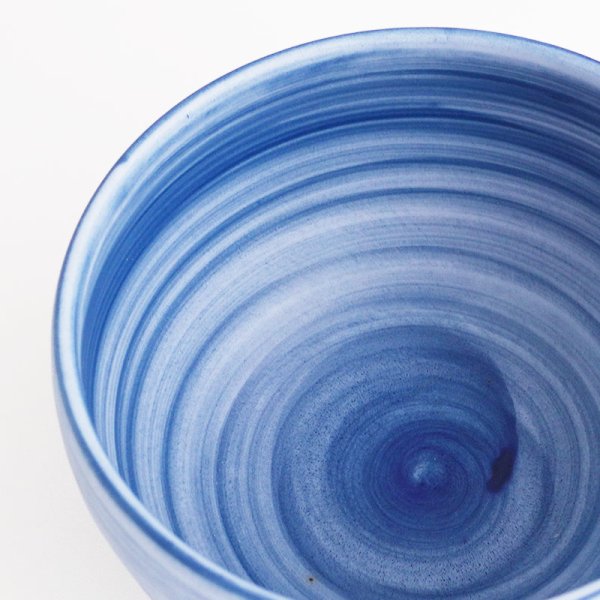 画像5: 【FUDE-MAKI】小煎茶碗 青 【FUDE-MAKI】Small Sen-cha Cup Blue (5)