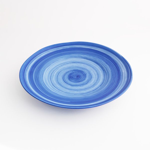 画像3: 【FUDE-MAKI】22.5cmプレート 青 【FUDE-MAKI】22.5cm Plate Blue (3)