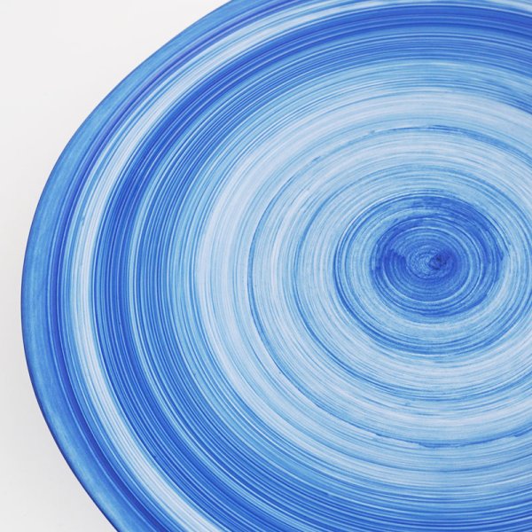画像4: 【FUDE-MAKI】22.5cmプレート 青 【FUDE-MAKI】22.5cm Plate Blue (4)
