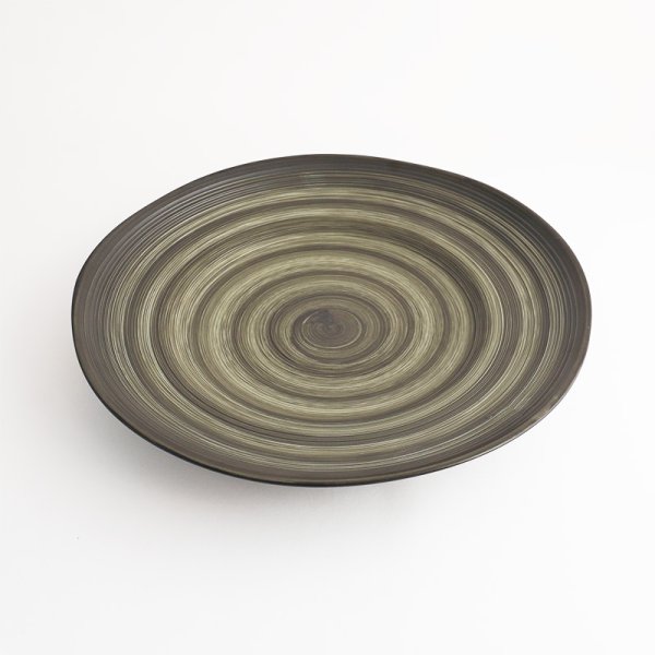 画像3: 【FUDE-MAKI】22.5cmプレート 黒 【FUDE-MAKI】22.5cm Plate Black (3)