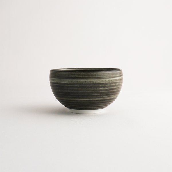 画像2: 【FUDE-MAKI】小煎茶碗 黒 【FUDE-MAKI】Small Sen-cha Cup Black (2)